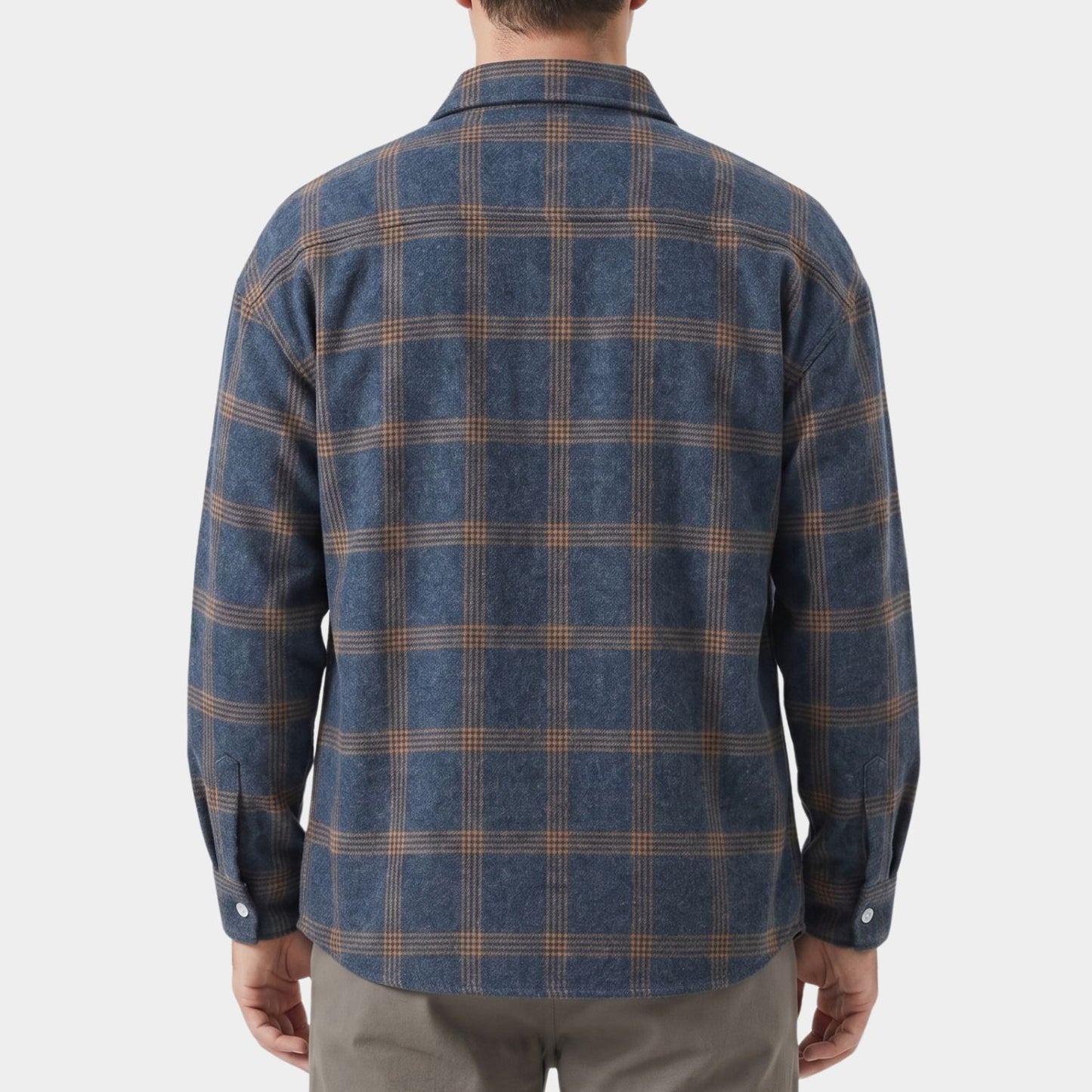 Classic Plaid Flannel Shirt Jacket | Revangiol