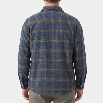Classic Plaid Flannel Shirt Jacket | Revangiol