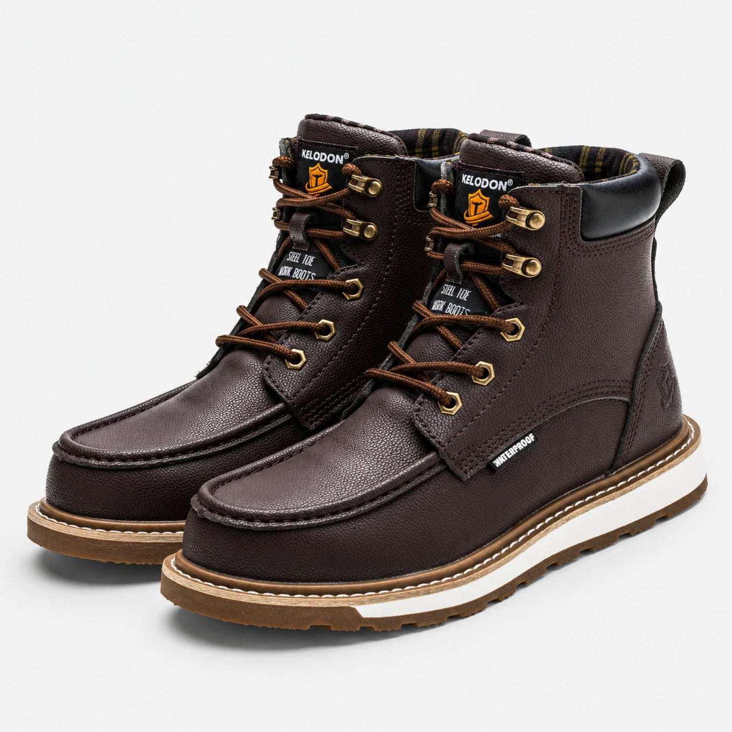 Waterproof Steel Toe Work Boots | Revangiol