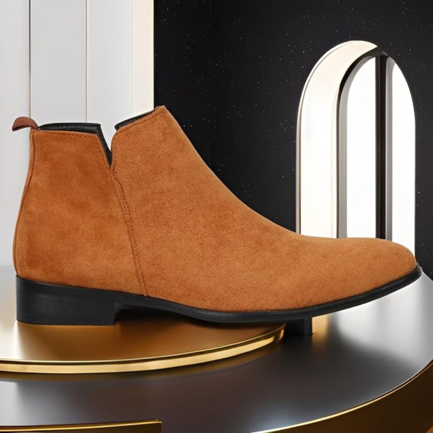 Square Toe Chelsea Boots | Revangiol