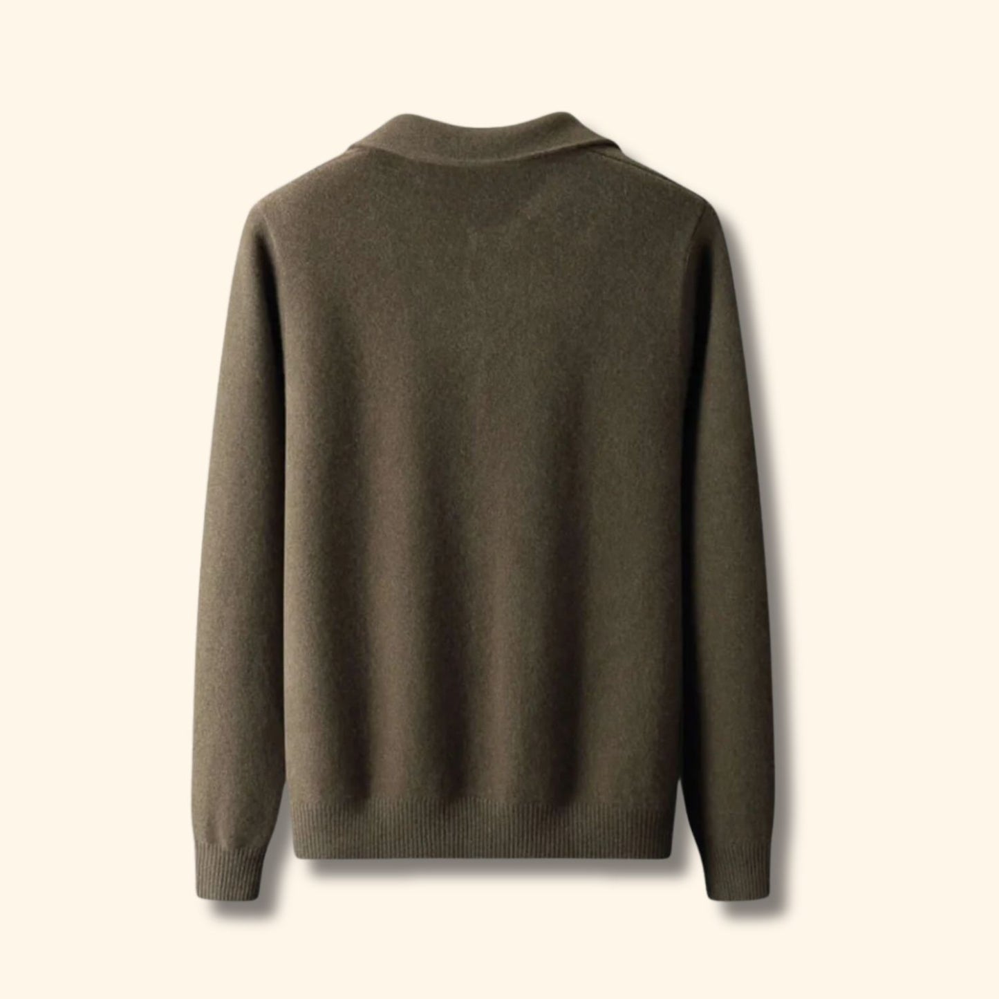 Collared Button Knit Cardigan | Revangiol
