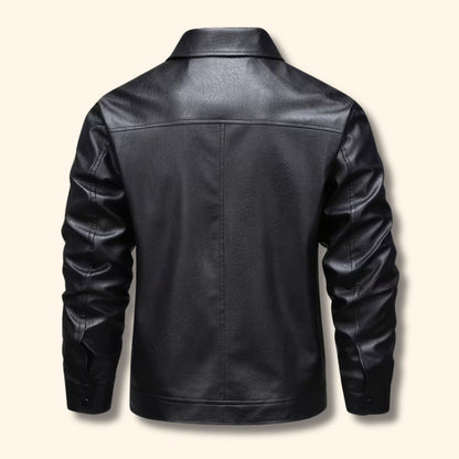 Classic Moto Leather Jacket | Revangiol