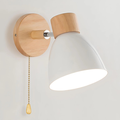 Minimalist Scandinavian Pull-Switch Wall Light | Revangiol