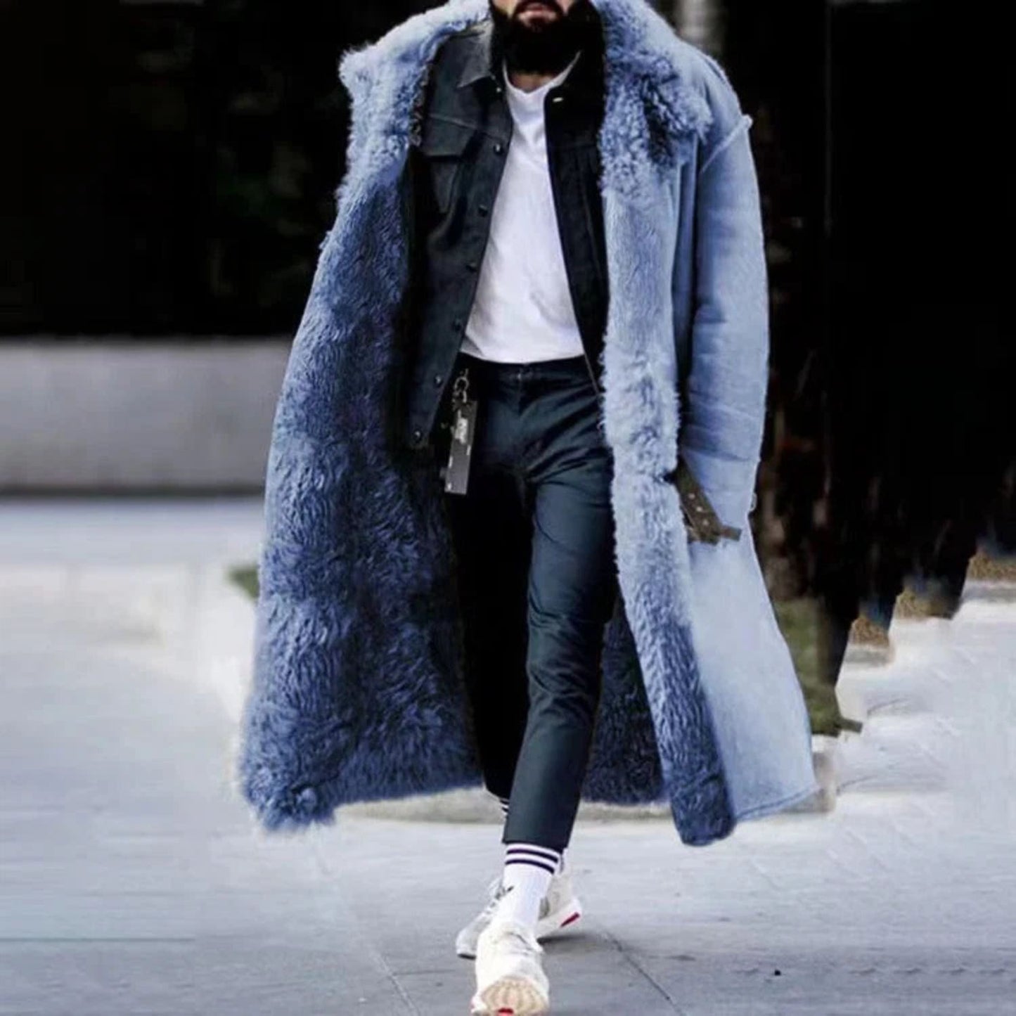 Faux Fur Lined Winter Over Coat | Revangiol