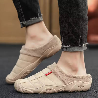 Quilted Plush Slip-On Slippers | Revangiol
