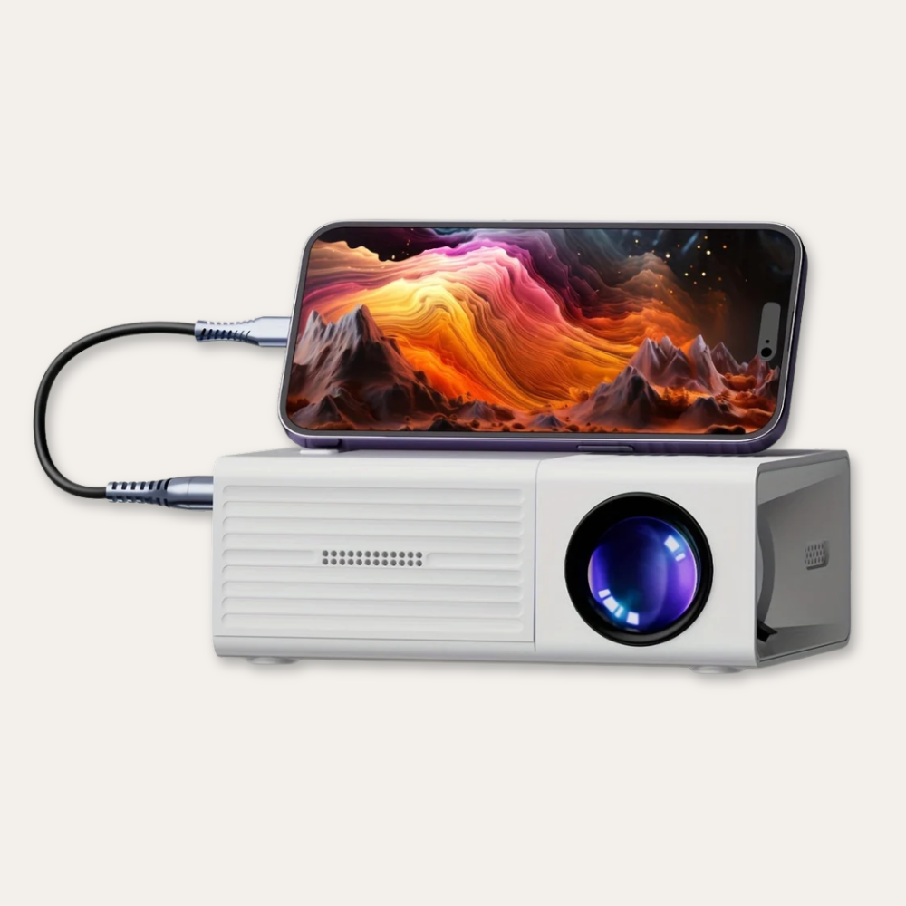 Compact Ultra-Bright Mini HD Projector | Revangiol