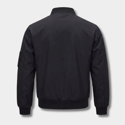 Metallic Zip Bomber Jacket | Revangiol