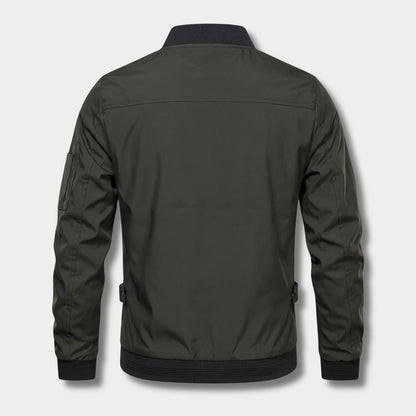 Minimal Utility Bomber Jacket | Revangiol