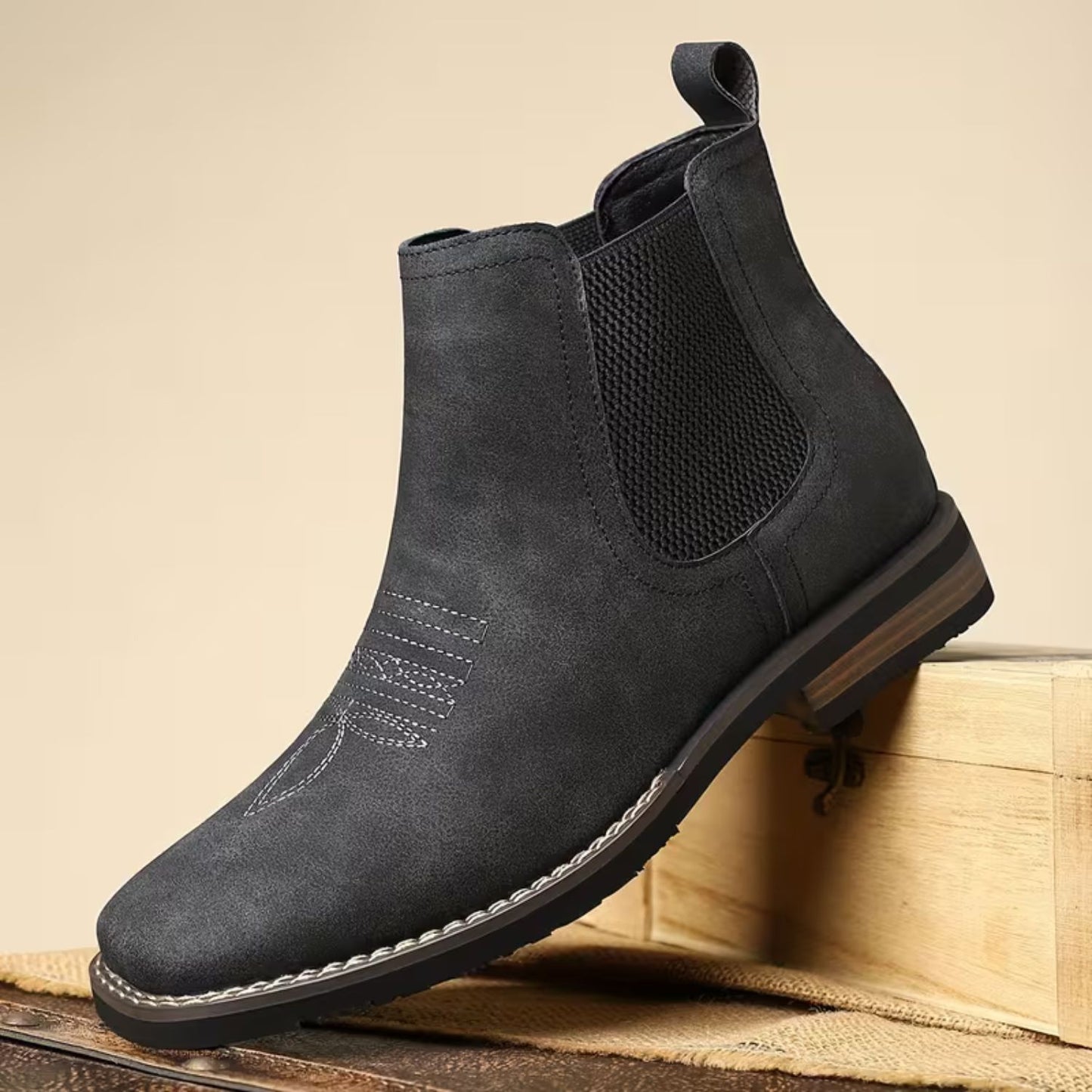 Minimalist Chelsea Dress Boots | Revangiol