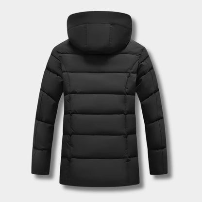 Detachable Hood Padded Ski Coat | Revangiol
