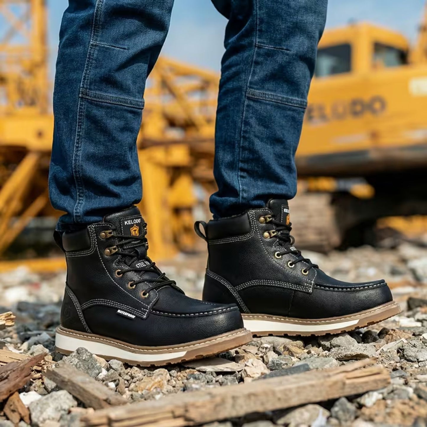 Protective Leather Work Boots | Revangiol