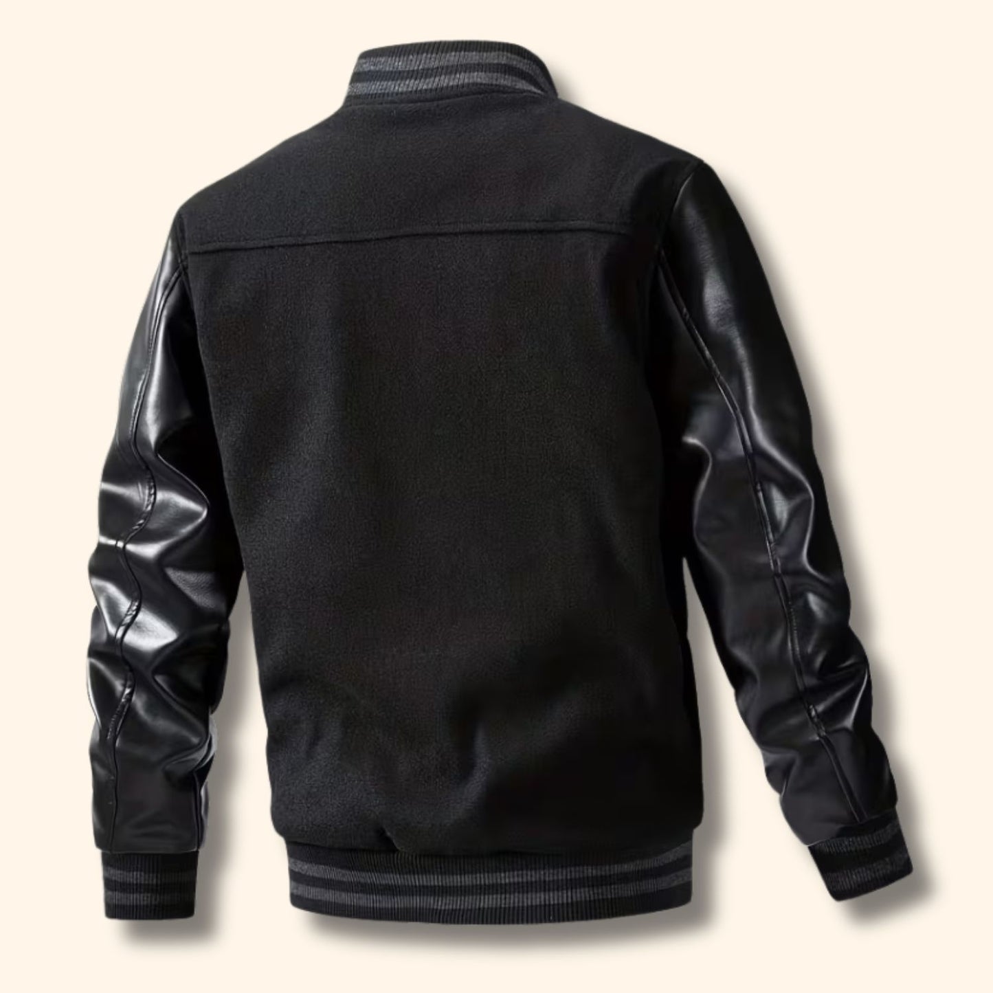 Varsity Leather Jacket | Revangiol