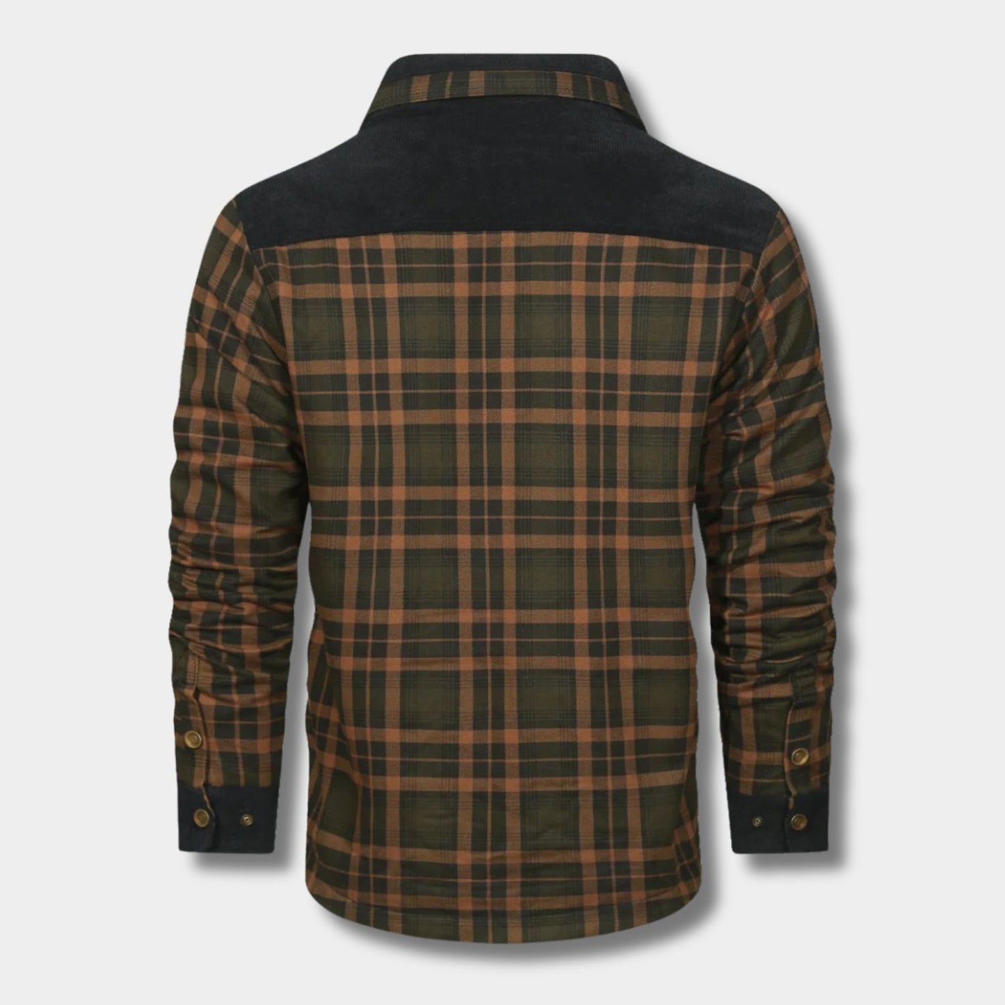 Checked Sherpa Flannel Shirt Jacket | Revangiol