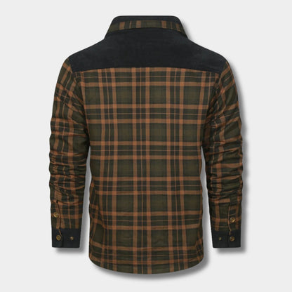 Checked Sherpa Flannel Shirt Jacket | Revangiol