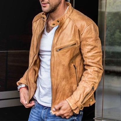 Classic Moto Leather Jacket | Revangiol