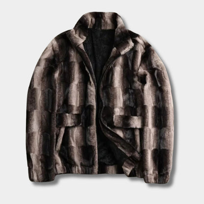 Vintage Sable Faux Fur Jacket | Revangiol