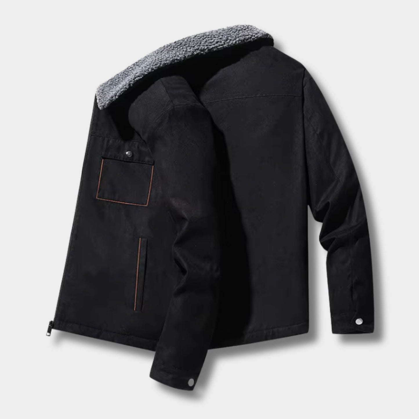 Sherpa Lined Aviator Winter Jacket | Revangiol