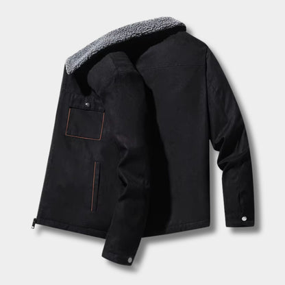 Sherpa Lined Aviator Winter Jacket | Revangiol