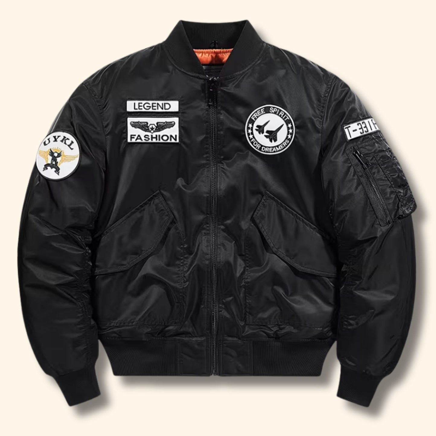 Oversized Flight Aviator Jacket | Revangiol