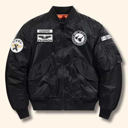Oversized Flight Aviator Jacket | Revangiol
