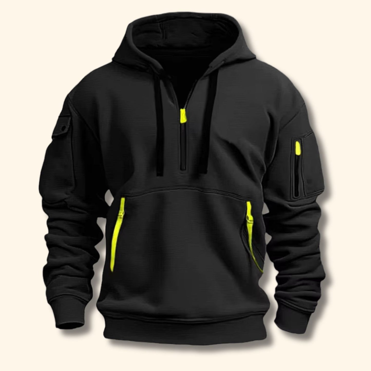 Half Zip Utility Hoodie | Revangiol