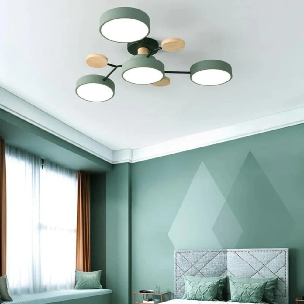 Sleek Circular LED Ceiling Fixture | Revangiol