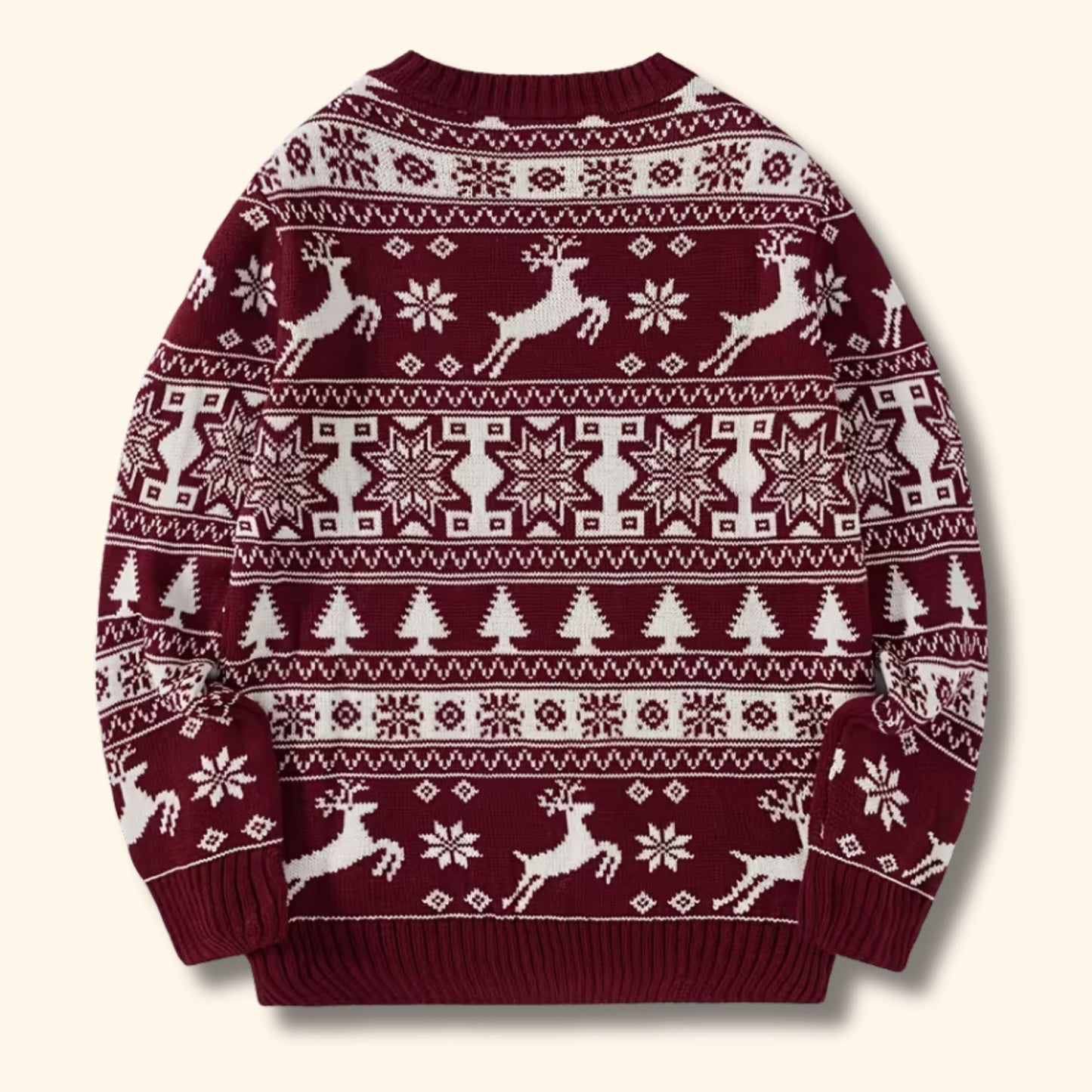 Nordic Reindeer Christmas Sweater | Revangiol