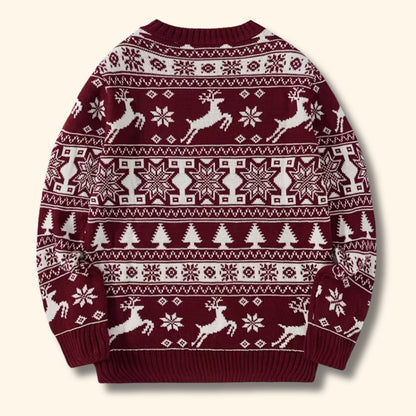 Nordic Reindeer Christmas Sweater | Revangiol