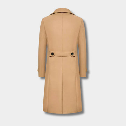 Double Button Longline Over Coat | Revangiol