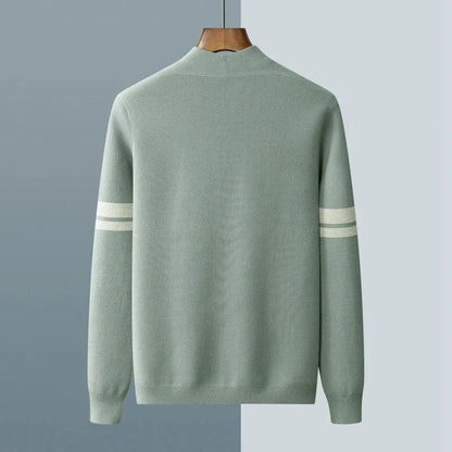 Minimalist Stripe Sleeve Cardigan | Revangiol