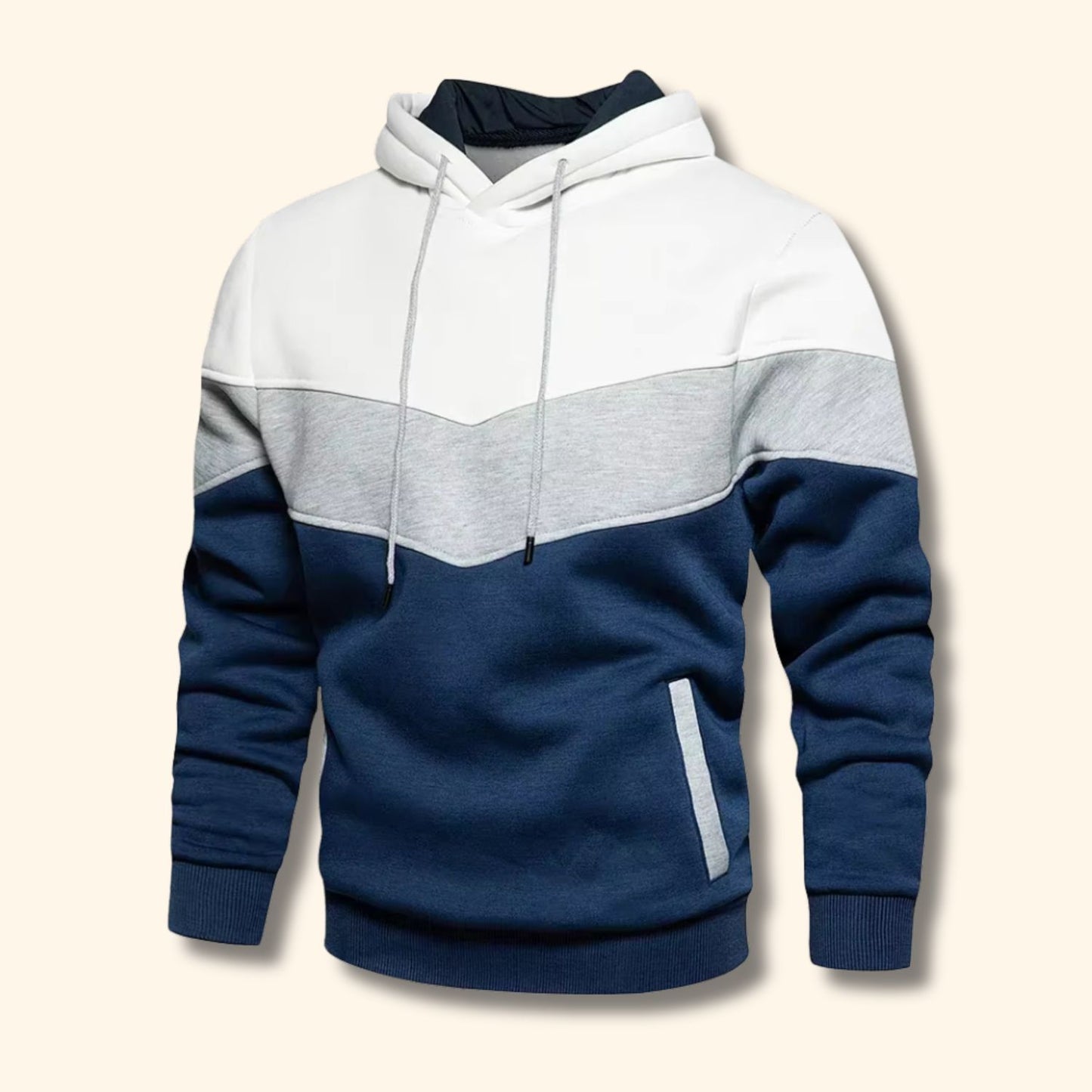 Color Block Pullover Hoodie | Revangiol