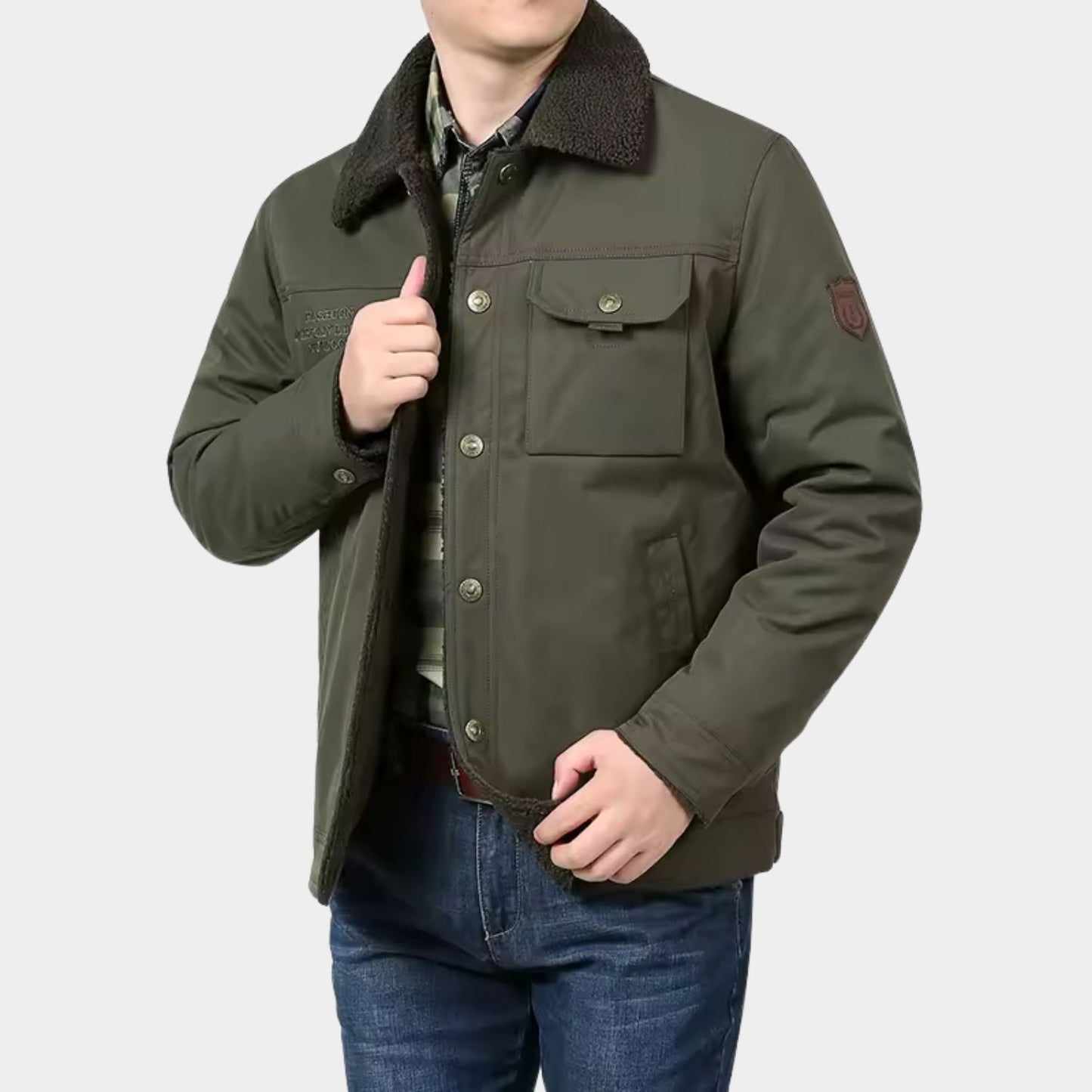 Pocket Detail Padded Winter Jacket | Revangiol