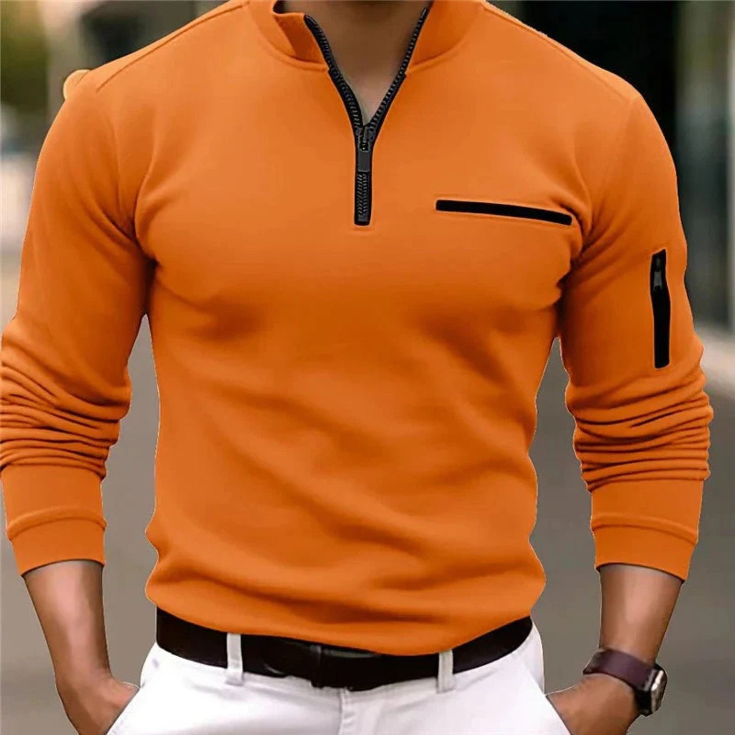 Quarter-Zip Performance Sweater | Revangiol
