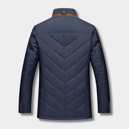Quilted Stand Collar Winter Jacket | Revangiol