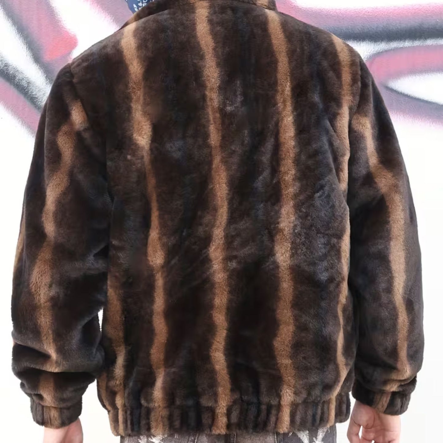 Vintage Sable Faux Fur Jacket | Revangiol