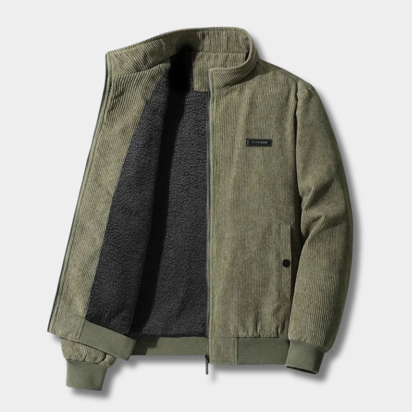 Corduroy Sherpa Fleece Jacket | Revangiol