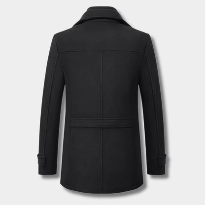 Ribbed Collar Padded Over Coat | Revangiol
