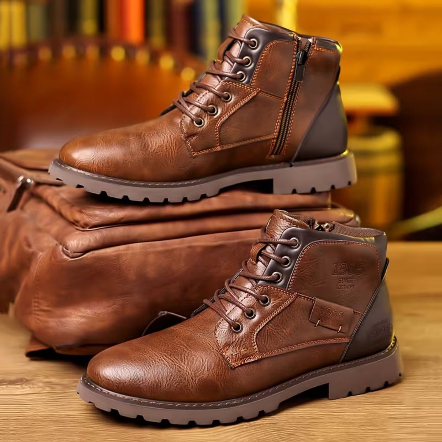 Heritage Side Zip Dress Boots | Revangiol