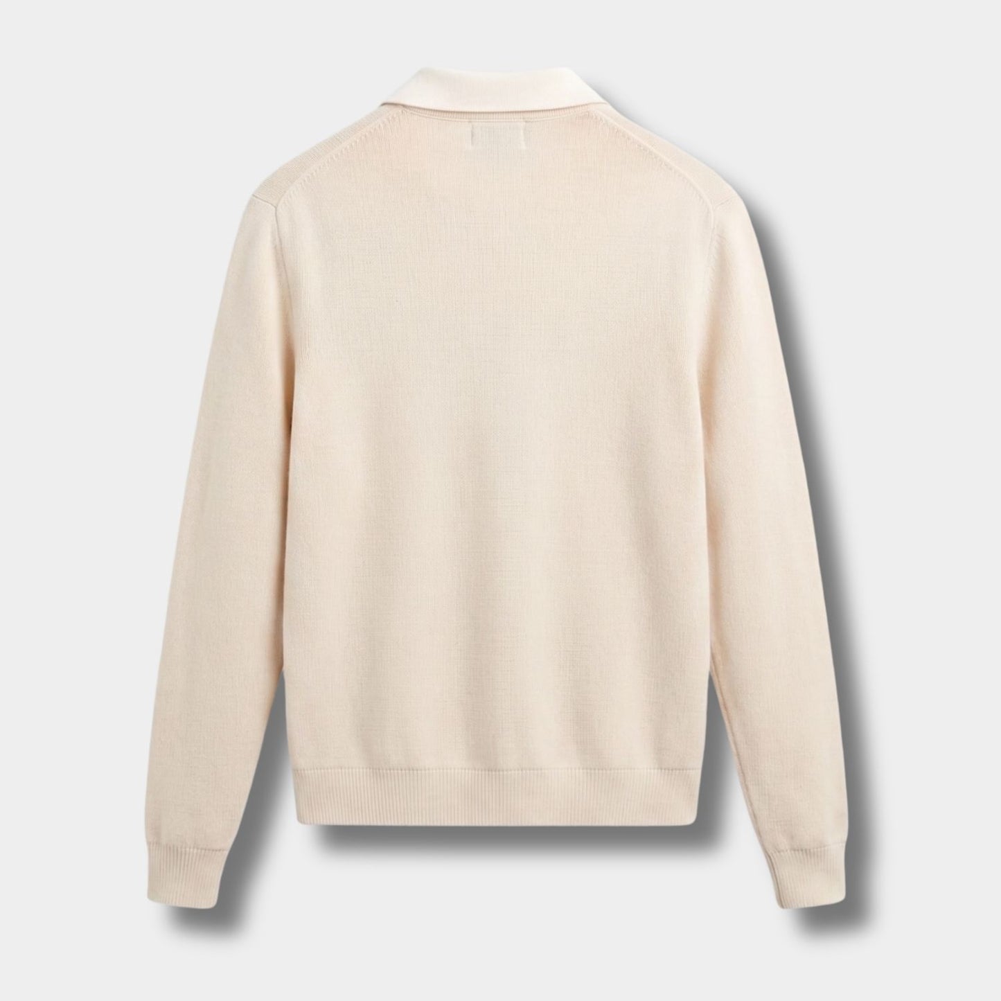 Collared Knit Polo Quarter-Zip | Revangiol