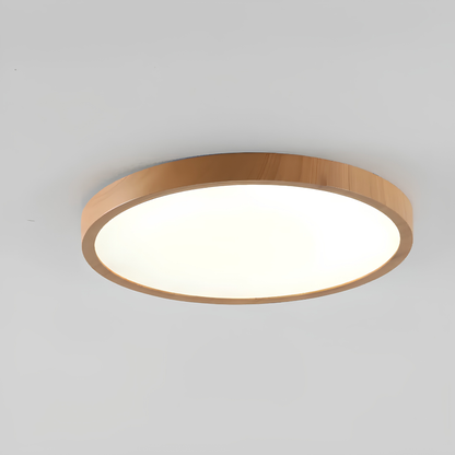 Modern Walnut LED Ceiling Lamp | Revangiol
