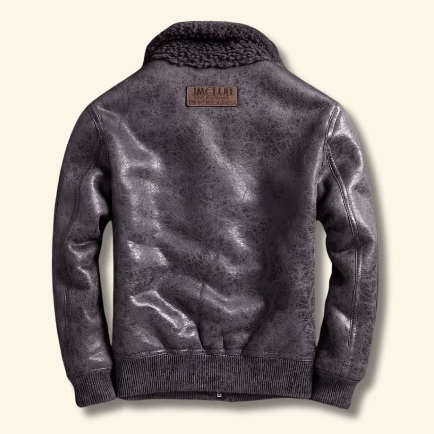 Sherpa Lined Bomber Jacket | Revangiol