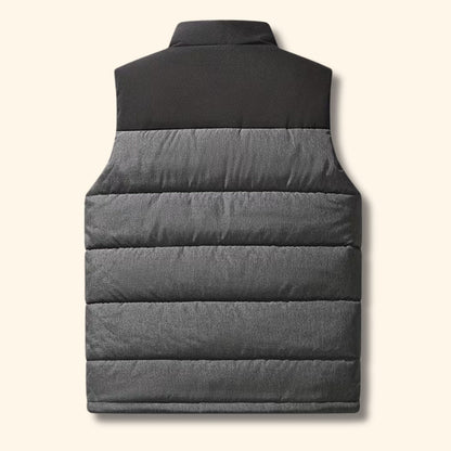 Stand Collar Puffer Vest | Revangiol