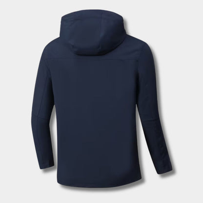 Hooded Shell Zip Waterproof Jacket | Revangiol