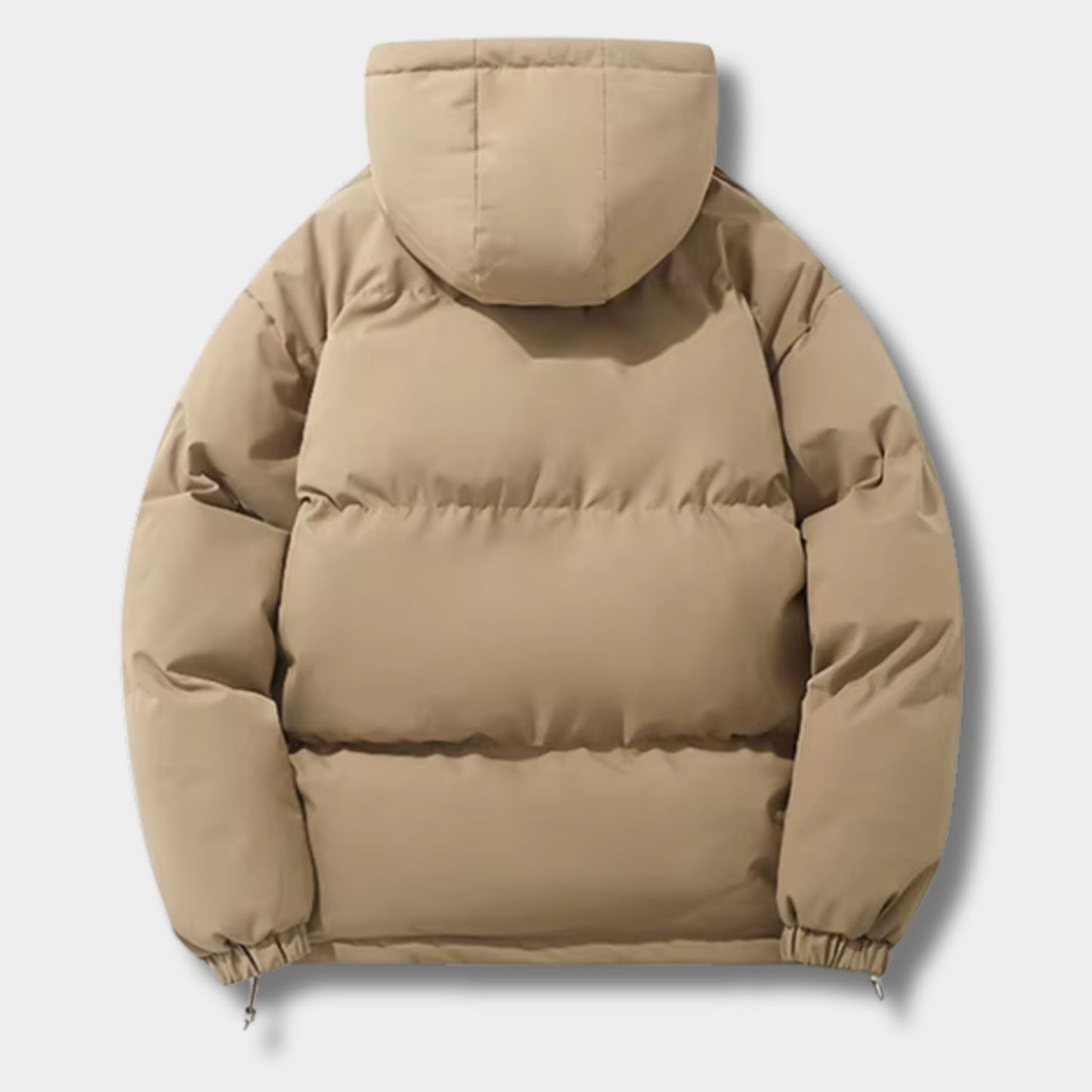 Drawstring Hood Puffer Winter Jacket | Revangiol