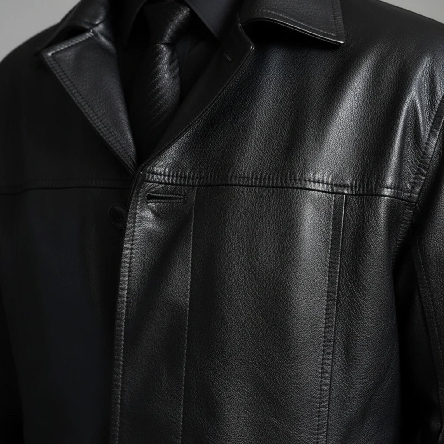 Long Leather Jacket | Revangiol