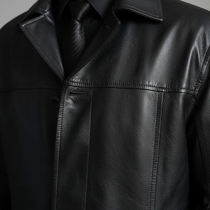 Long Leather Jacket | Revangiol