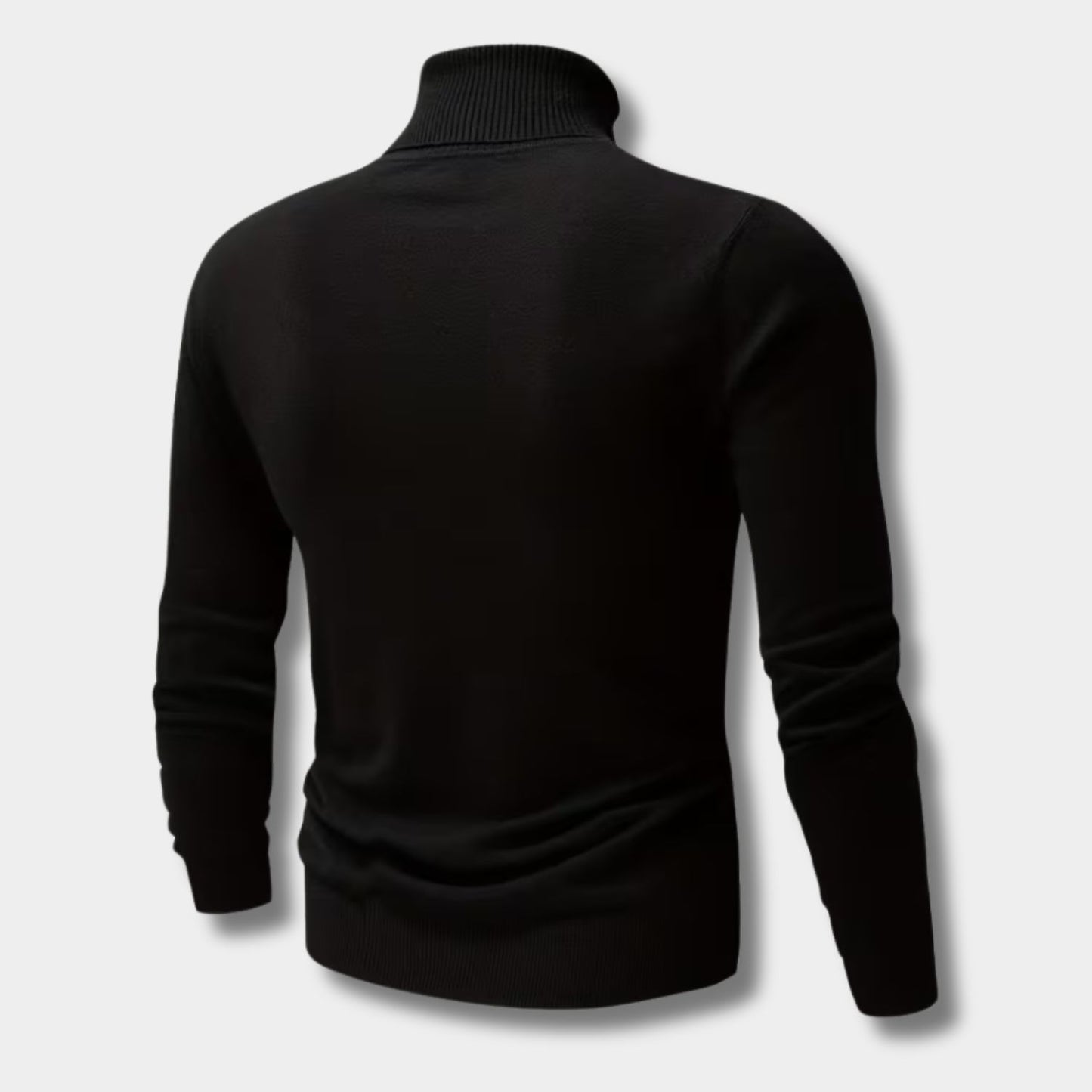 Embroidered Chest Detail Turtleneck | Revangiol