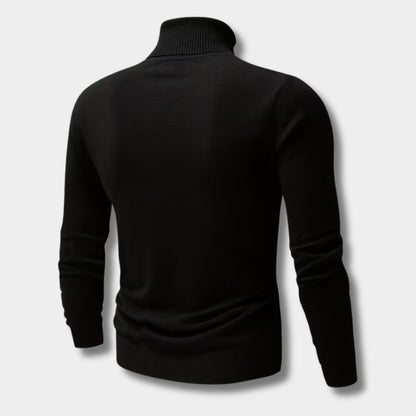 Embroidered Chest Detail Turtleneck | Revangiol