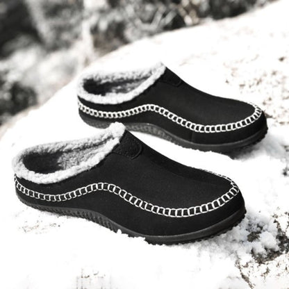 Sherpa Trim Slip-On Slippers | Revangiol