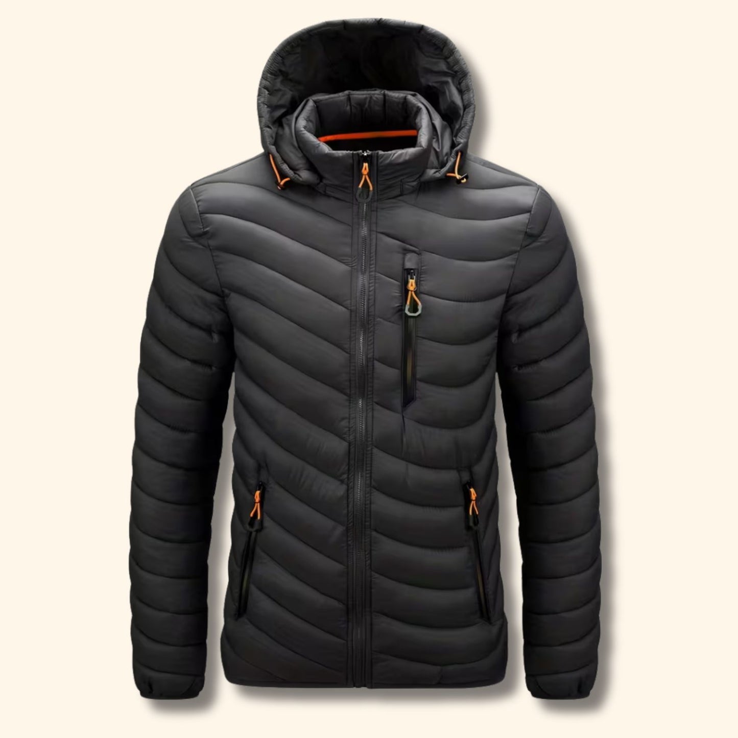 Lightweight Hooded Puffer Jacket | Revangiol